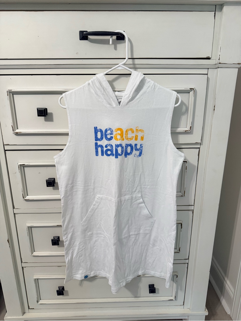 3a White Eco Tee With Sun Logo